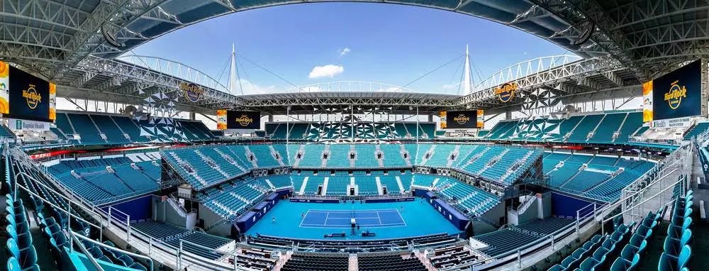 Miami Open Tennis - Men's Semifinals, Women's Doubles Semifinals - Session 22 (Main Stadium)