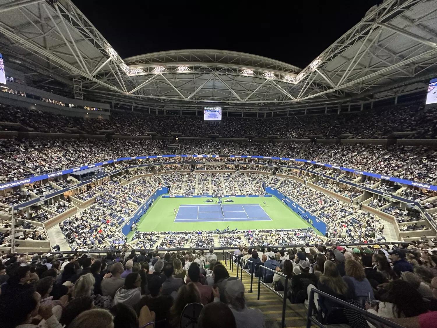 Arthur Ashe Stadium at the Billie Jean King Tennis Center image