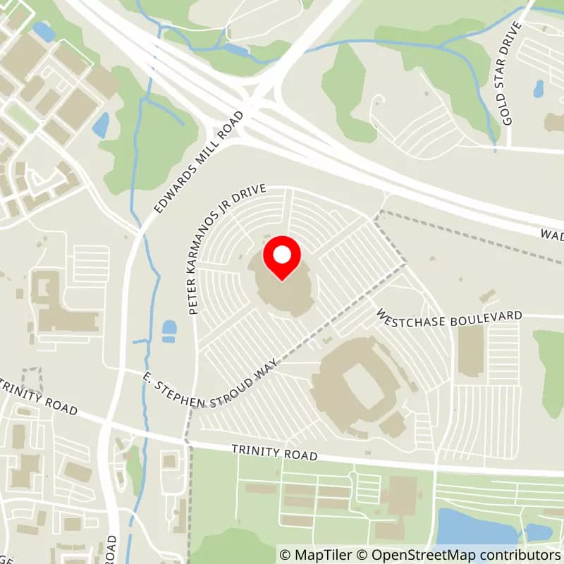 Map of Lenovo Center's location