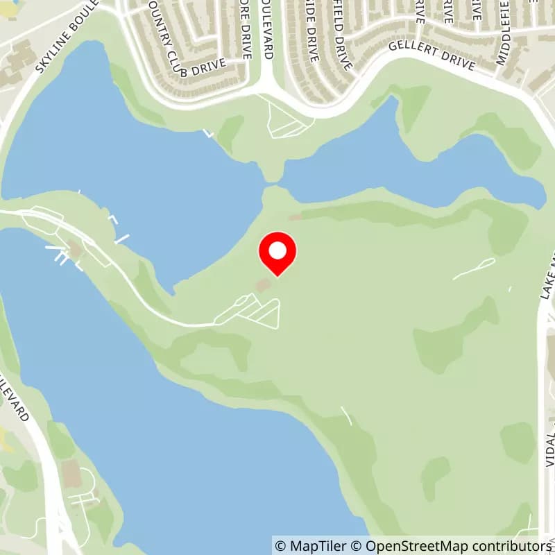 Map of TPC Harding Park's location