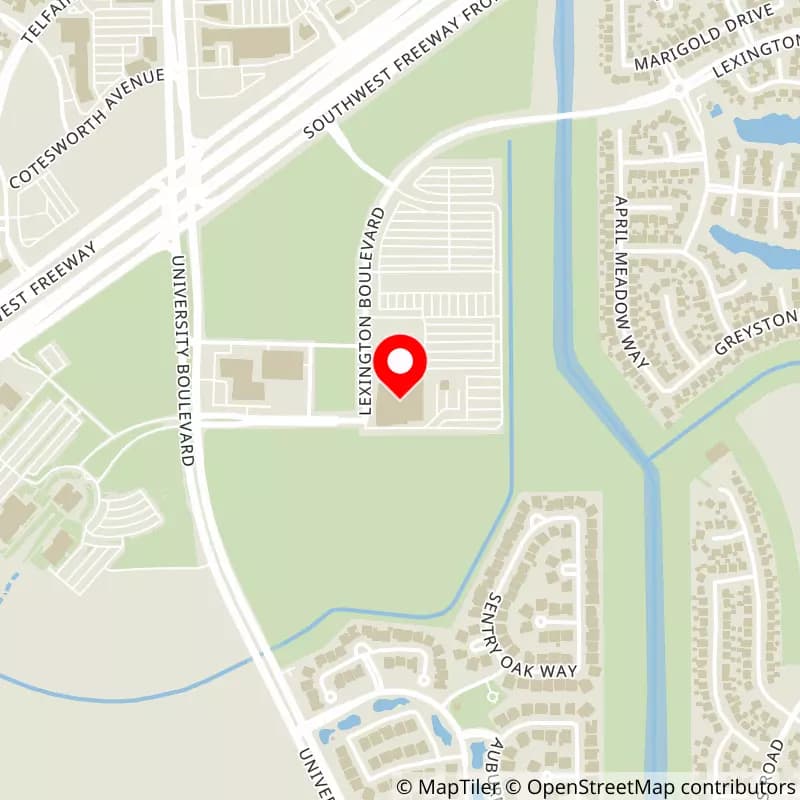 Map of Smart Financial Centre at Sugar Land's location