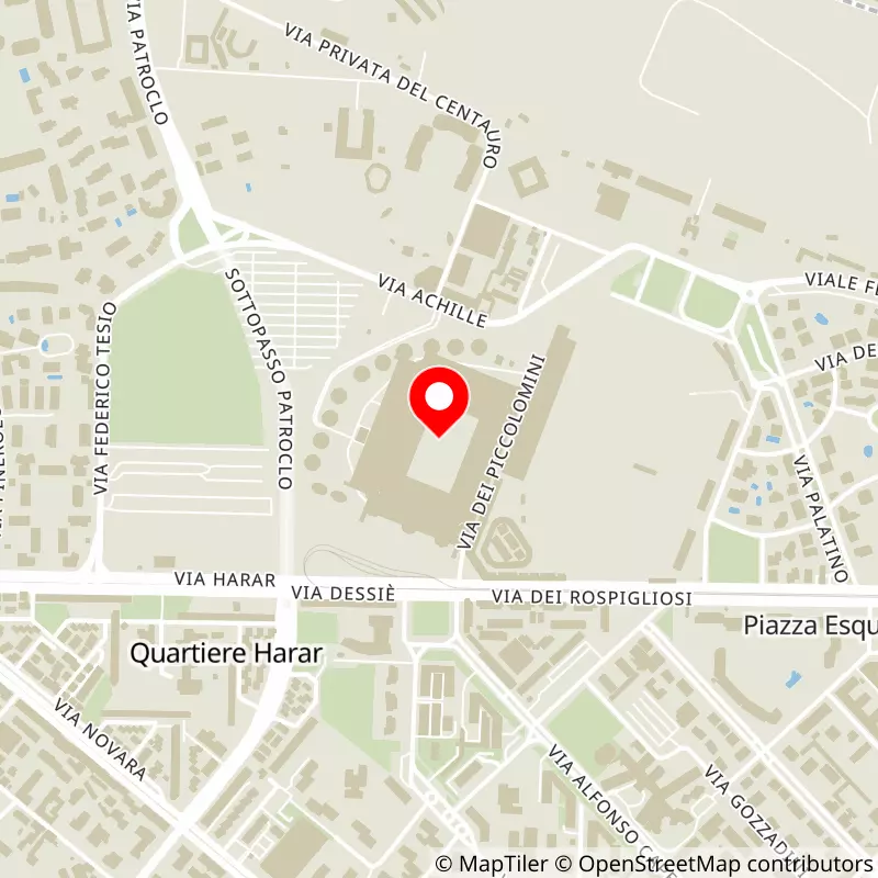 Map of Stadio San Siro's location