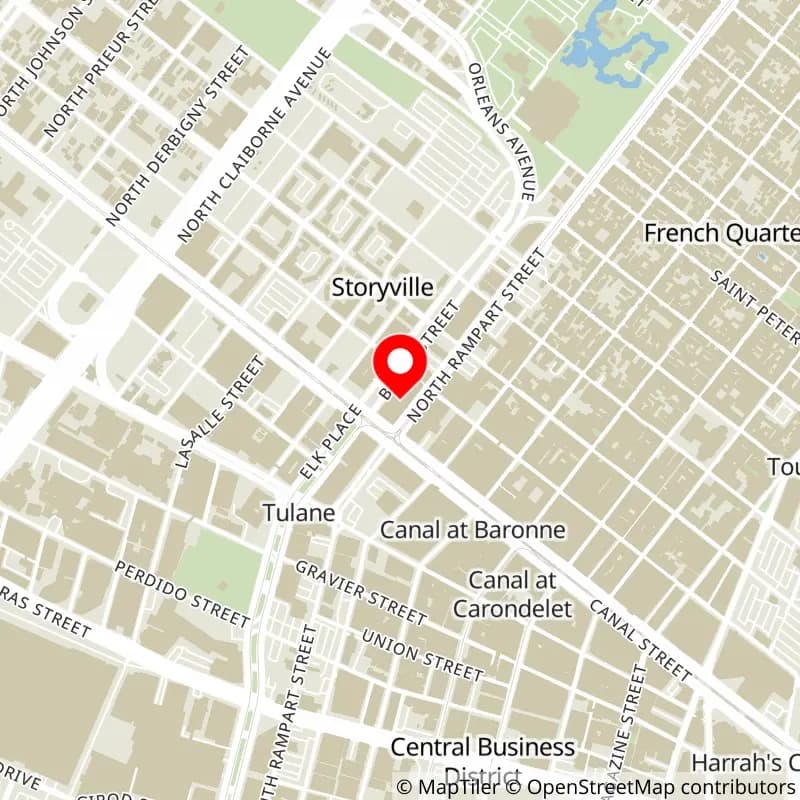 Map of Saenger Theatre - New Orleans's location