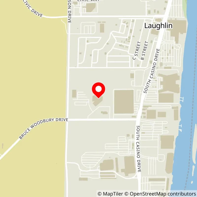 Map of Laughlin Events Center's location