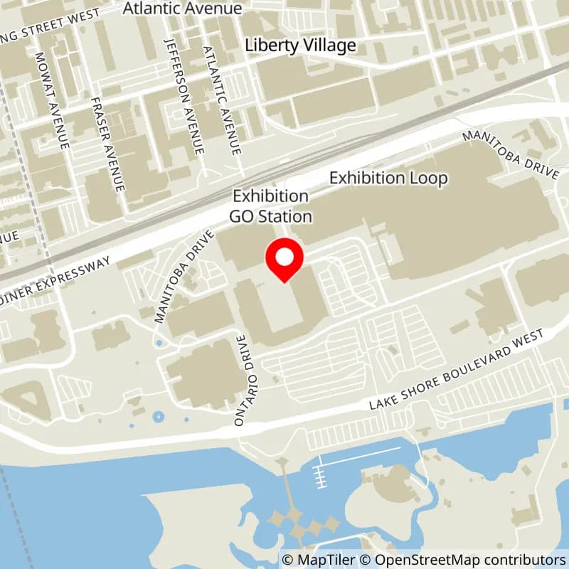 Map of Coca-Cola Coliseum's location