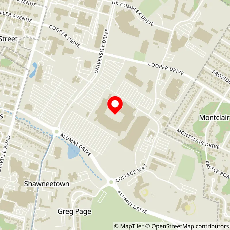 Map of Kroger Field's location