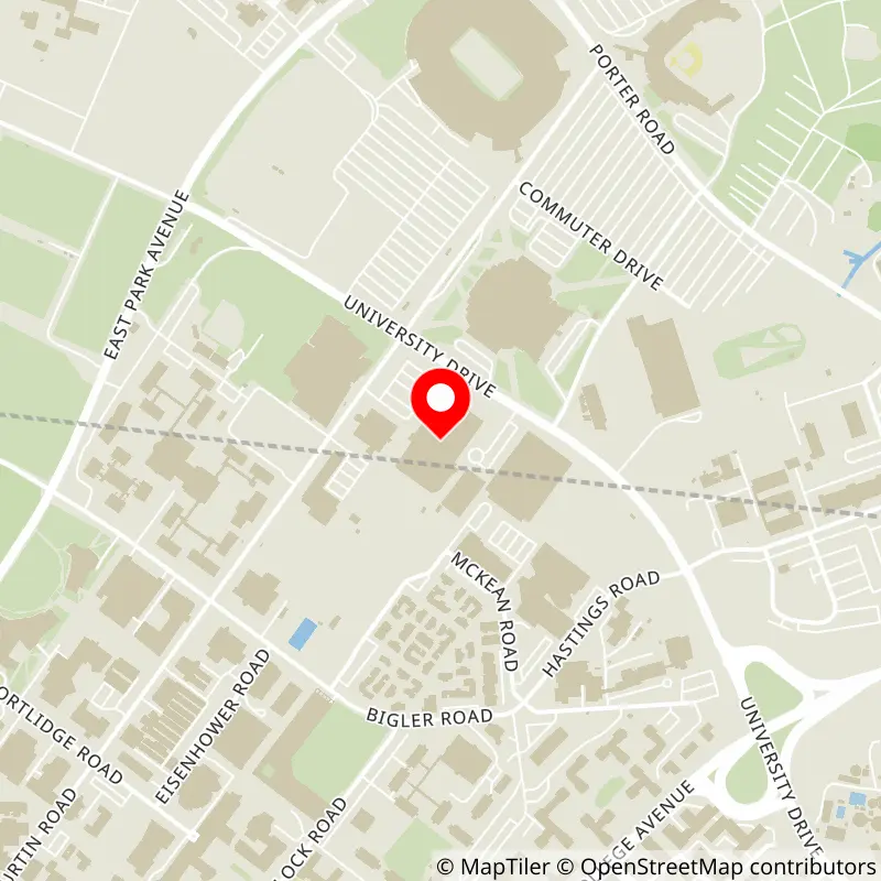 Map of Pegula Ice Arena's location