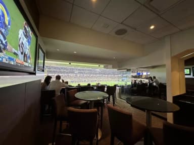 Inside a Hall of Fame Suite