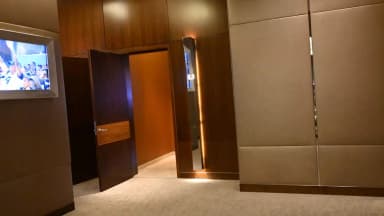 The entrance into an Owners Club suite.