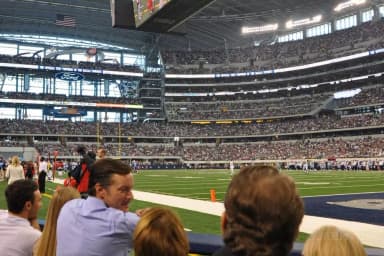 View of the field from the Field Suite patio.
