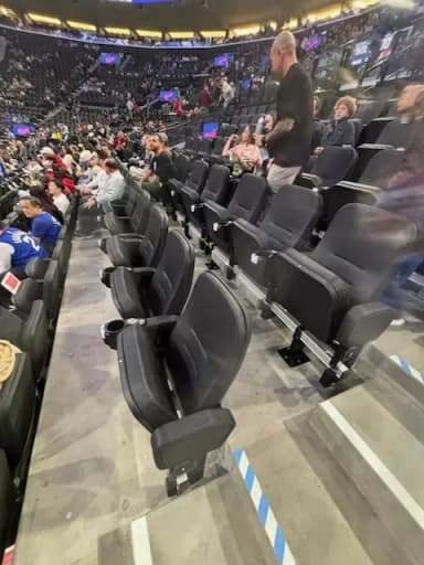 Bungalow Suite seats are comfortable padded captains chairs with a perfect view of the action.