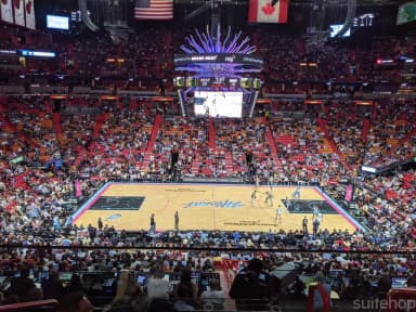 View from Center Court Suite.