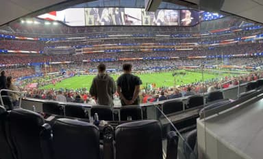 Amazing views of the action are one of the main perks Owners Club suites