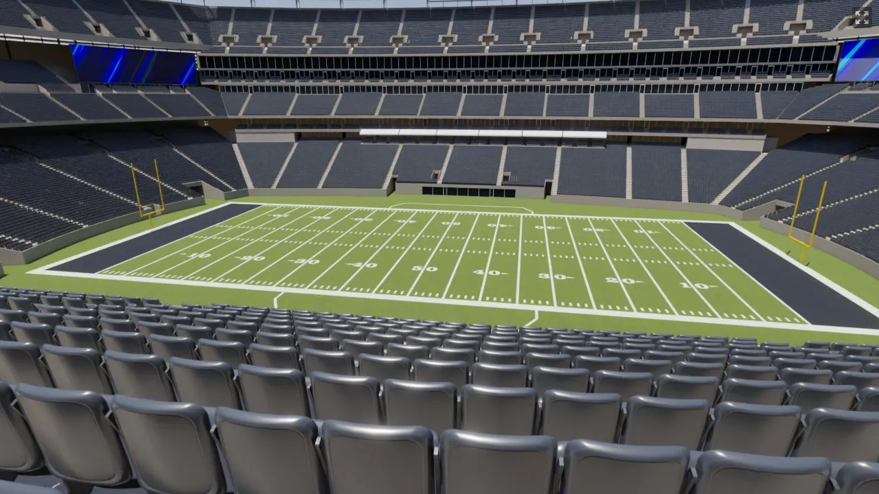 East Mezzanine Club 212, Row 5