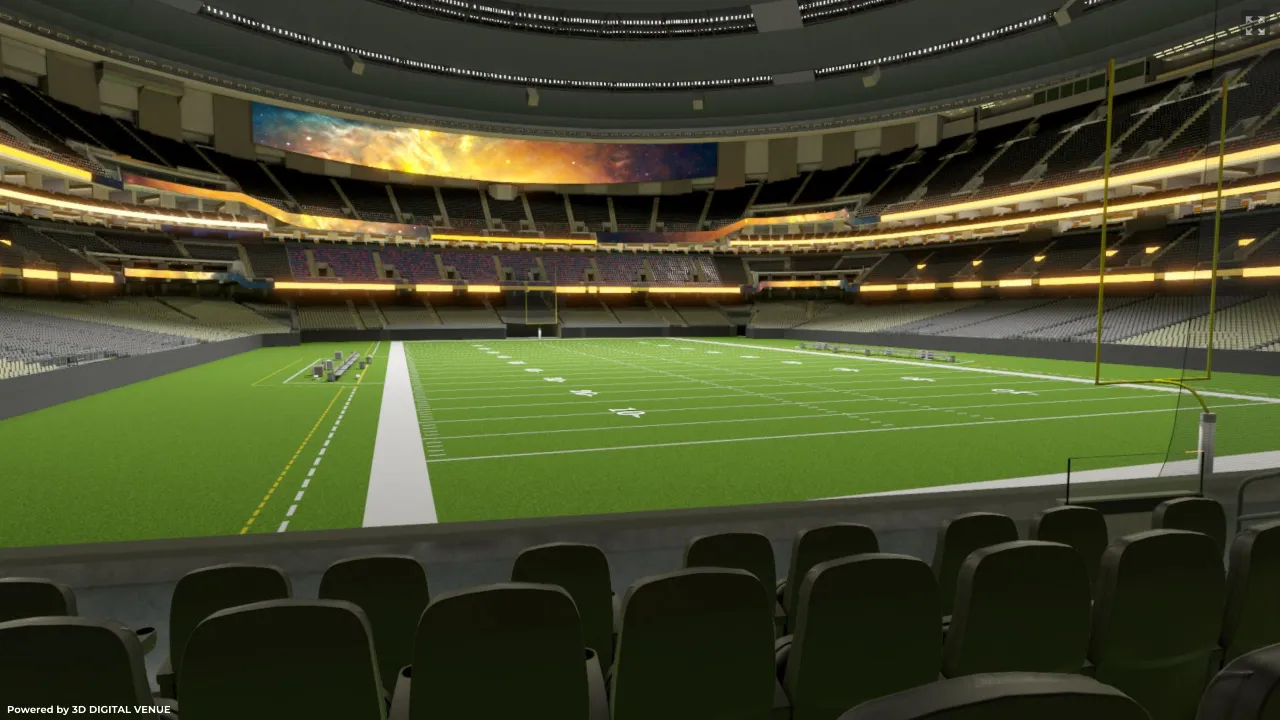 Endzone Club 102C, Row 6