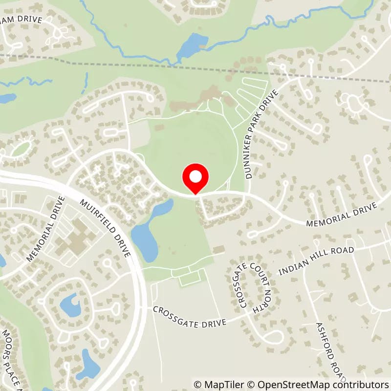 Map of Muirfield Village Golf Course's location