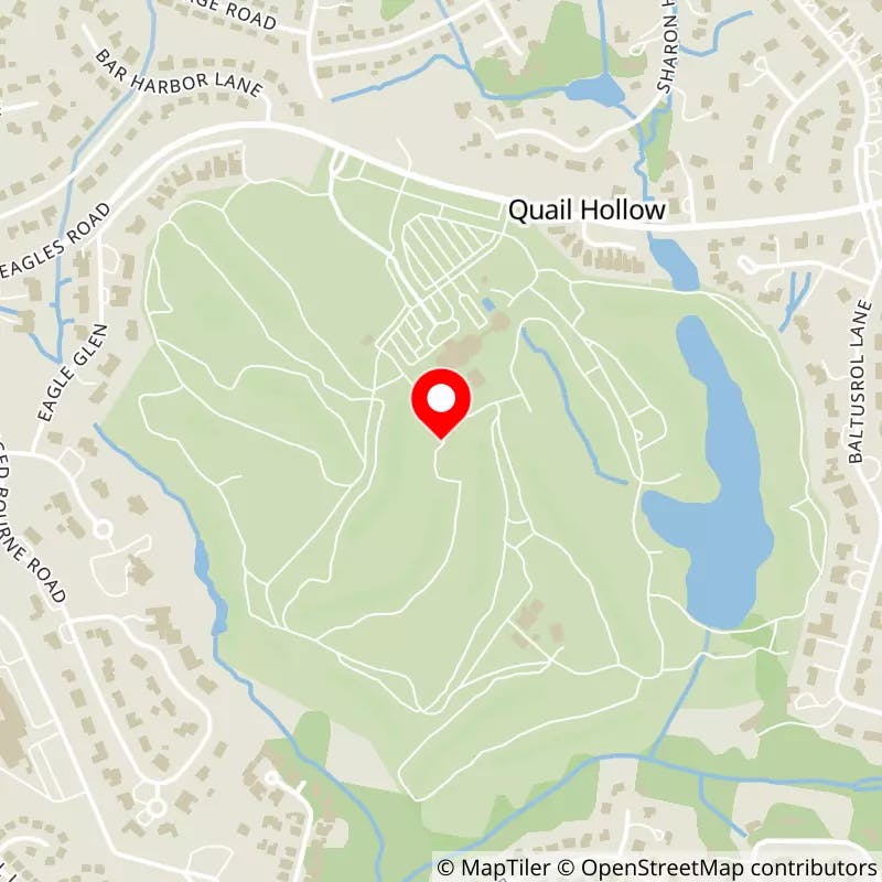 Map of Quail Hollow's location