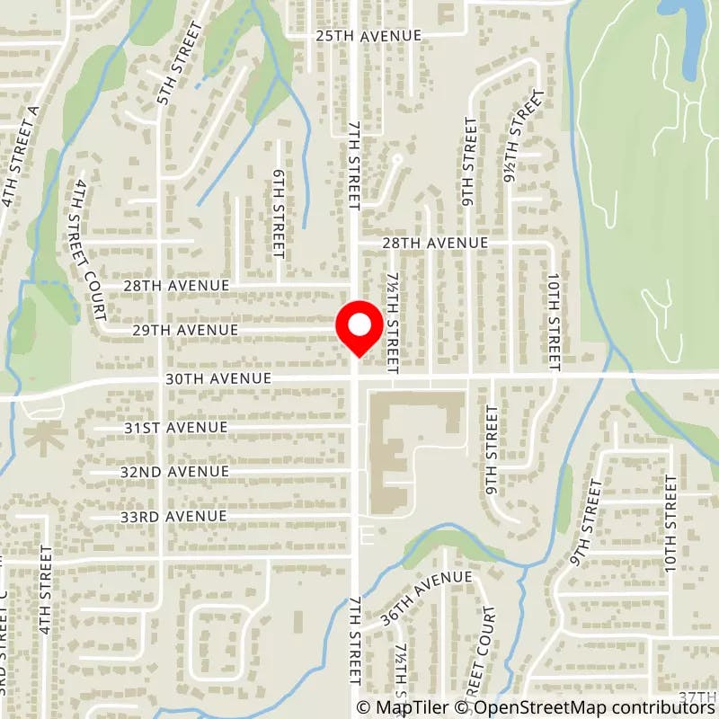 Map of TPC at Deere Run's location