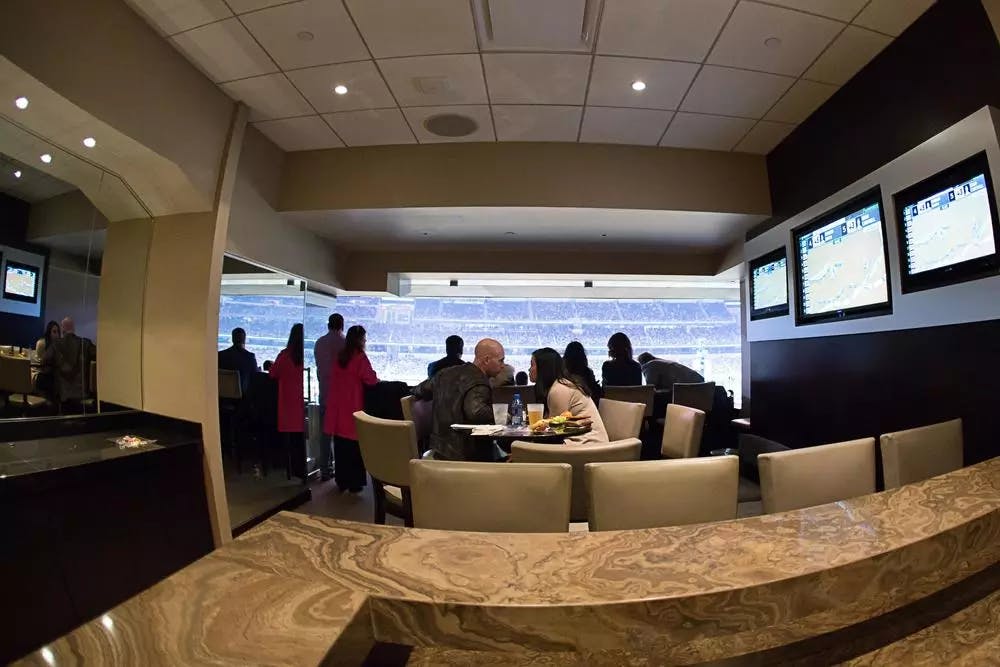 Interior of Hall of Fame Suite