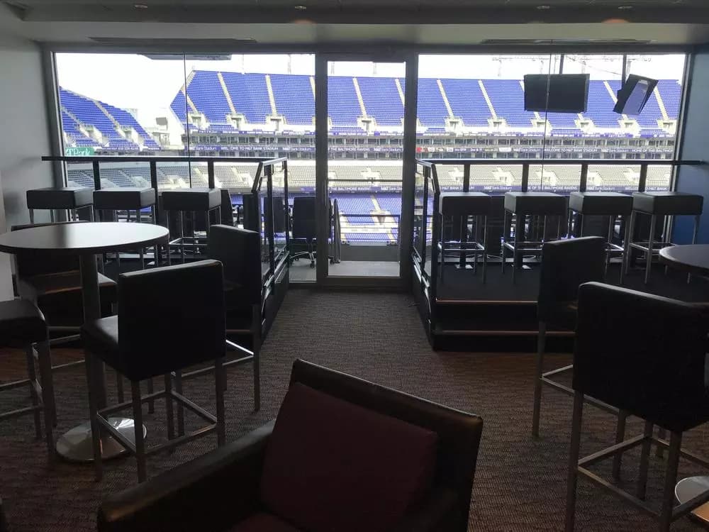 M&T Bank Stadium Suite Interior