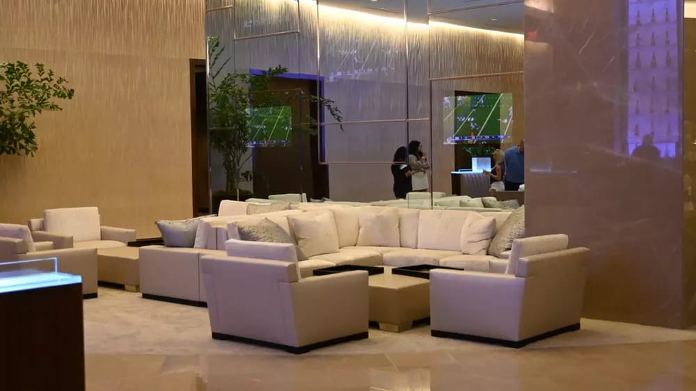 Owners Club exclusive lounge area.