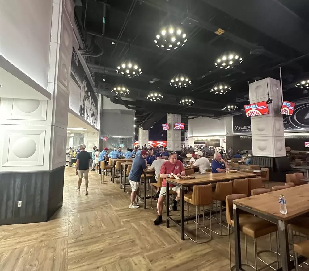 Spacious seating to enjoy the all-inclusive Lexus Club before, during and after the ballgame.