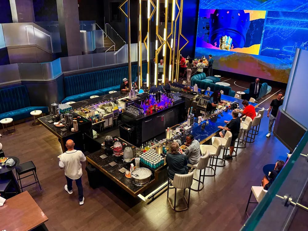 Social Club that rows A and B for Suns games and row A for Mercury games have access to