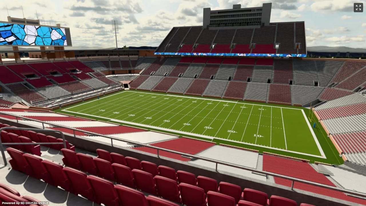 East Stadium Club 126, Row 8