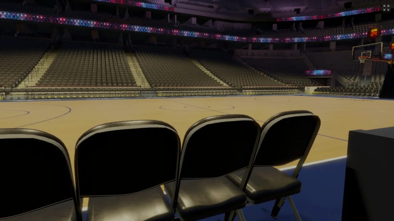 Visitors Courtside, Row CS2