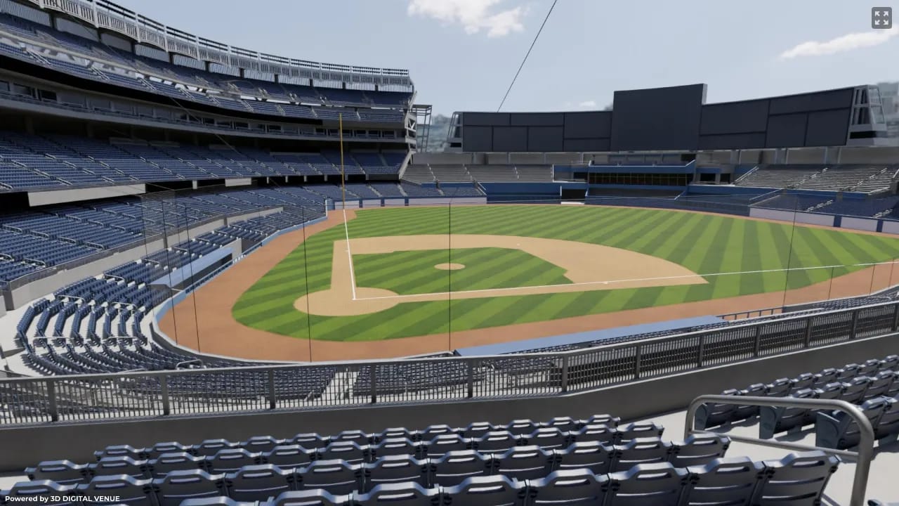 Club Section 218A, Row 1