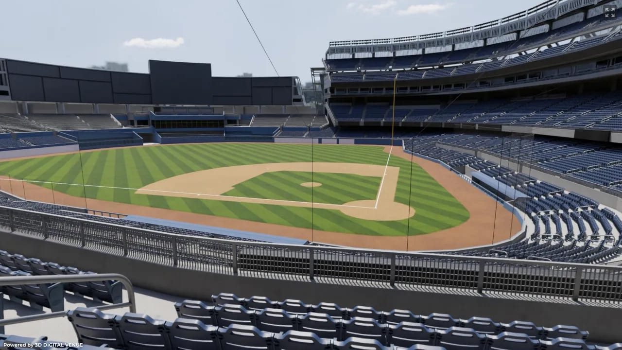Club Section 222, Row 3