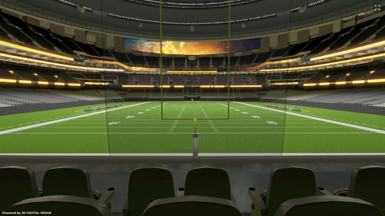 Endzone Club 156C, Row 1