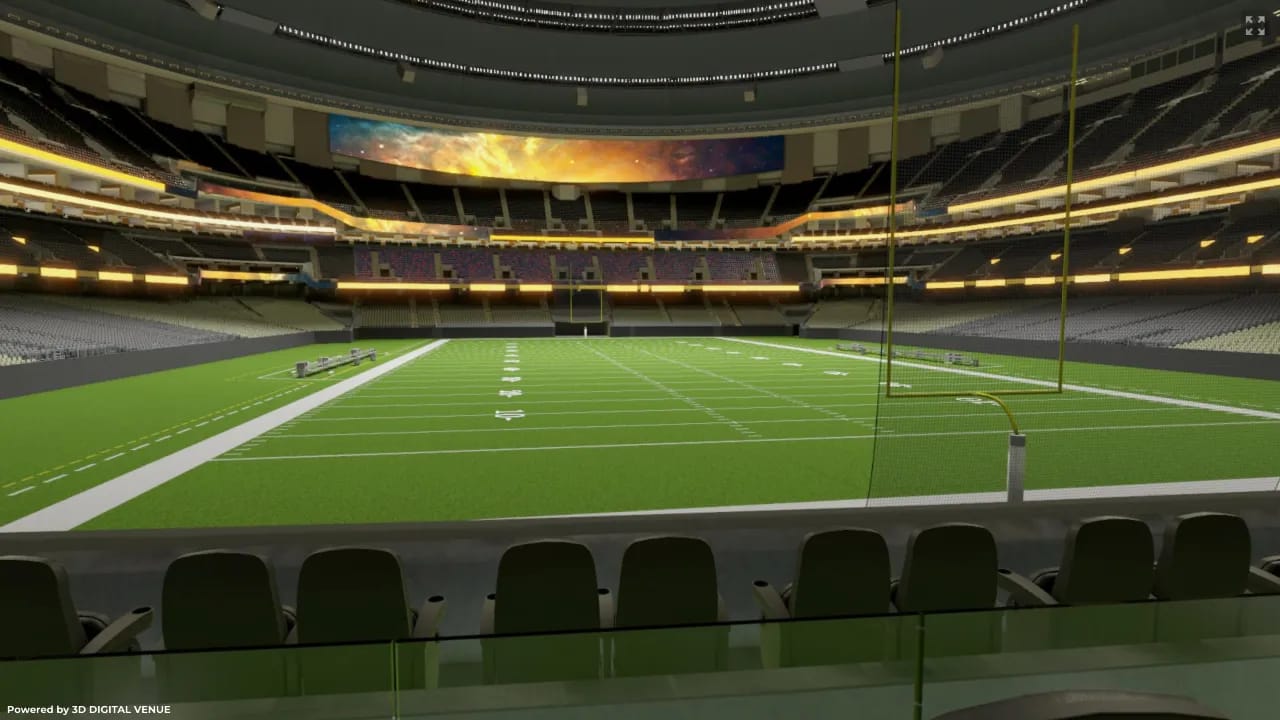 Endzone Club 101C, Row 3