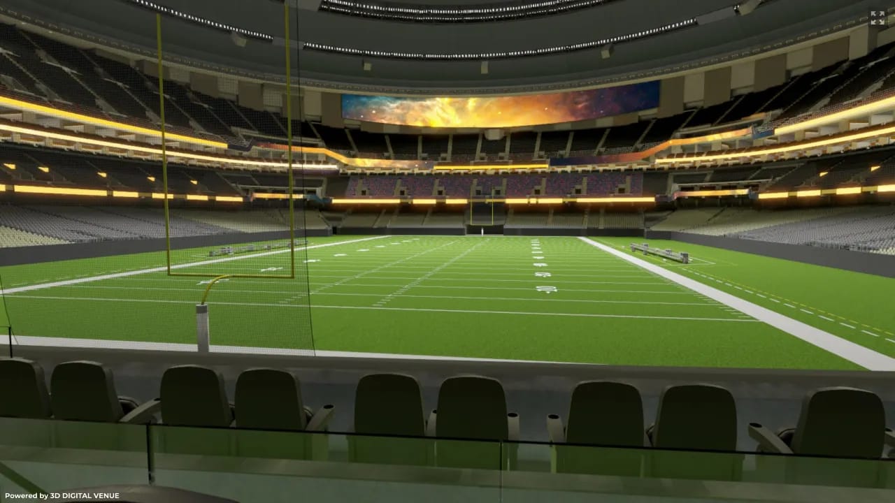 Endzone Club 155C, Row 4
