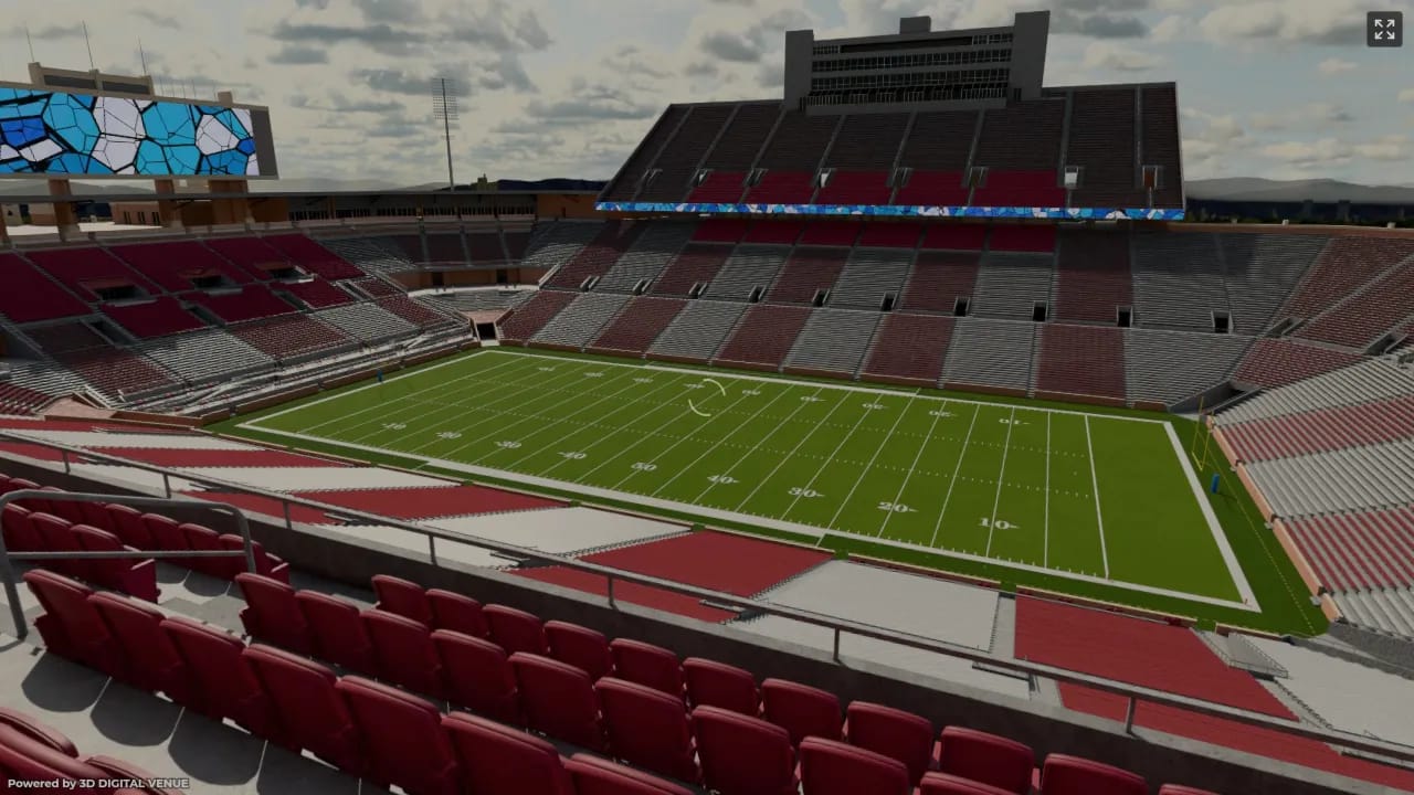East Stadium Club 126, Row 3