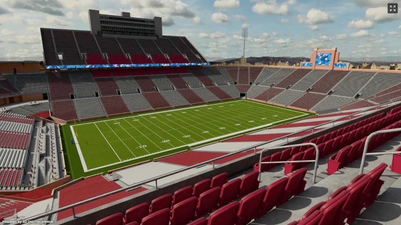 East Stadium Club 135, Row 2
