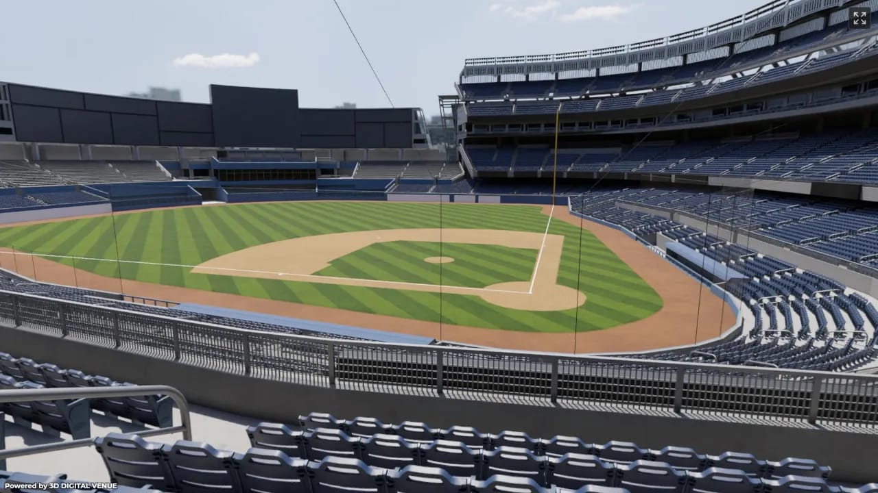 Club Section 222, Row 12