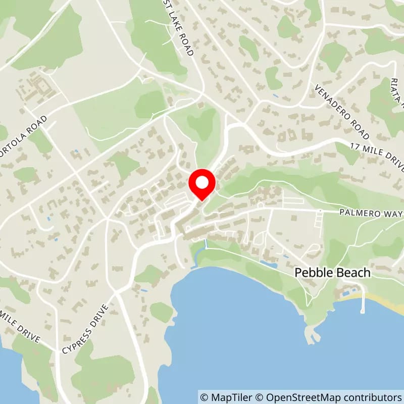 Map of Pebble Beach Golf Links's location