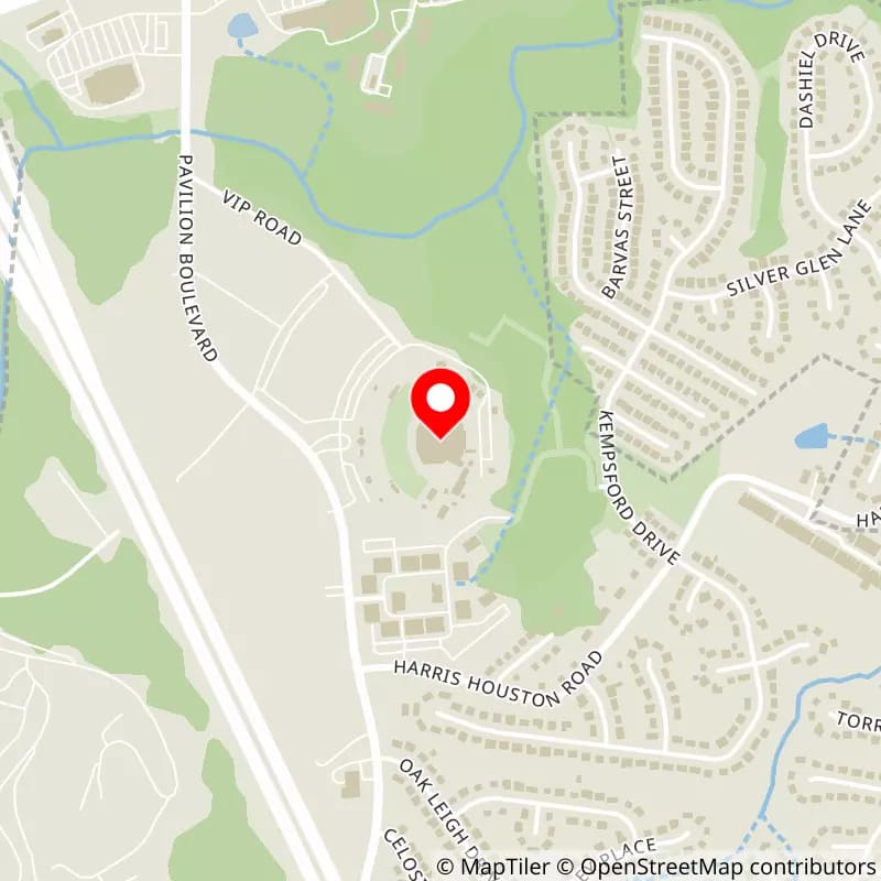 Map of Truliant Amphitheater's location