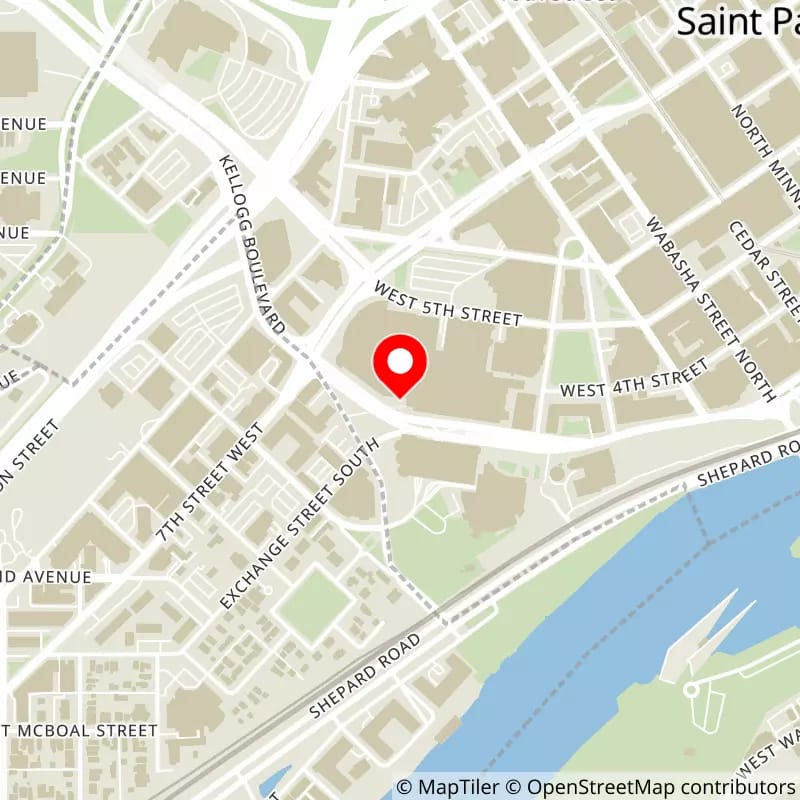 Map of Grand Casino Arena's location