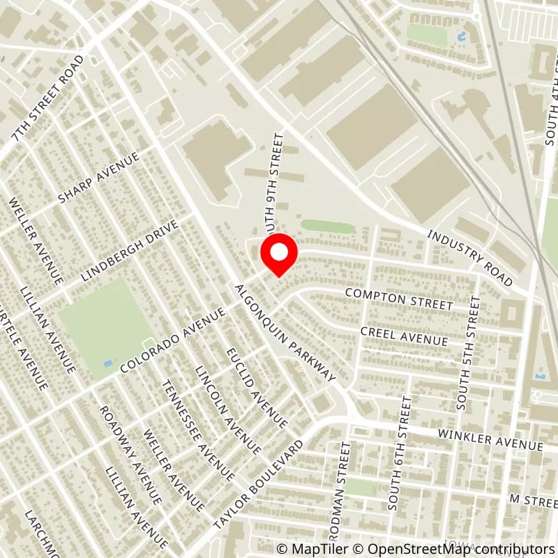 Map of Churchill Downs's location