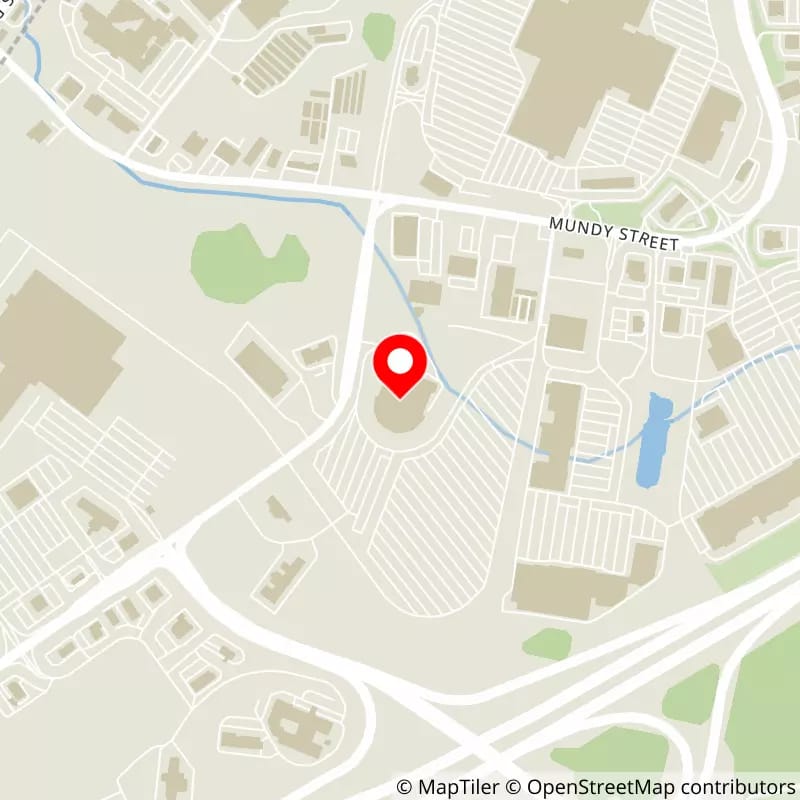 Map of Mohegan Sun Arena at Casey Plaza's location