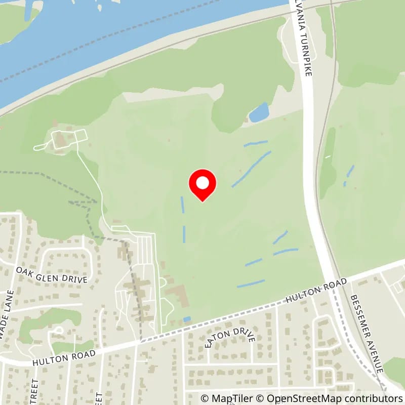 Map of Oakmont Country Club's location