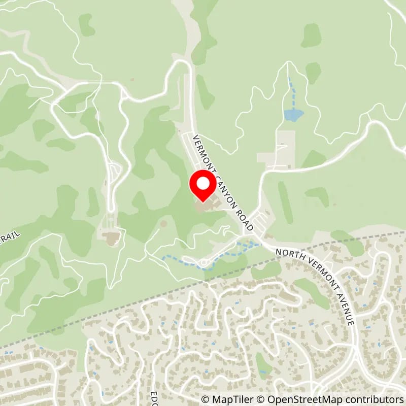 Map of The Greek Theatre - Los Angeles's location