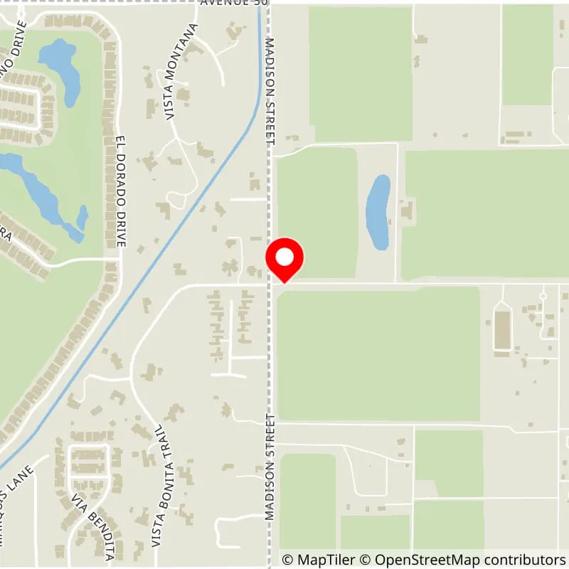 Map of Empire Polo Field's location