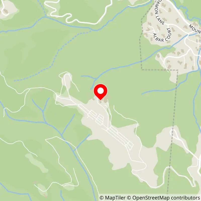 Map of Mountain Winery's location