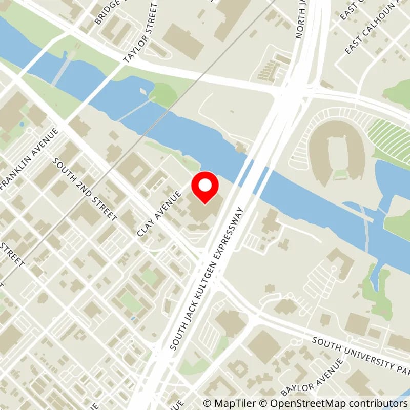 Map of Foster Pavilion's location