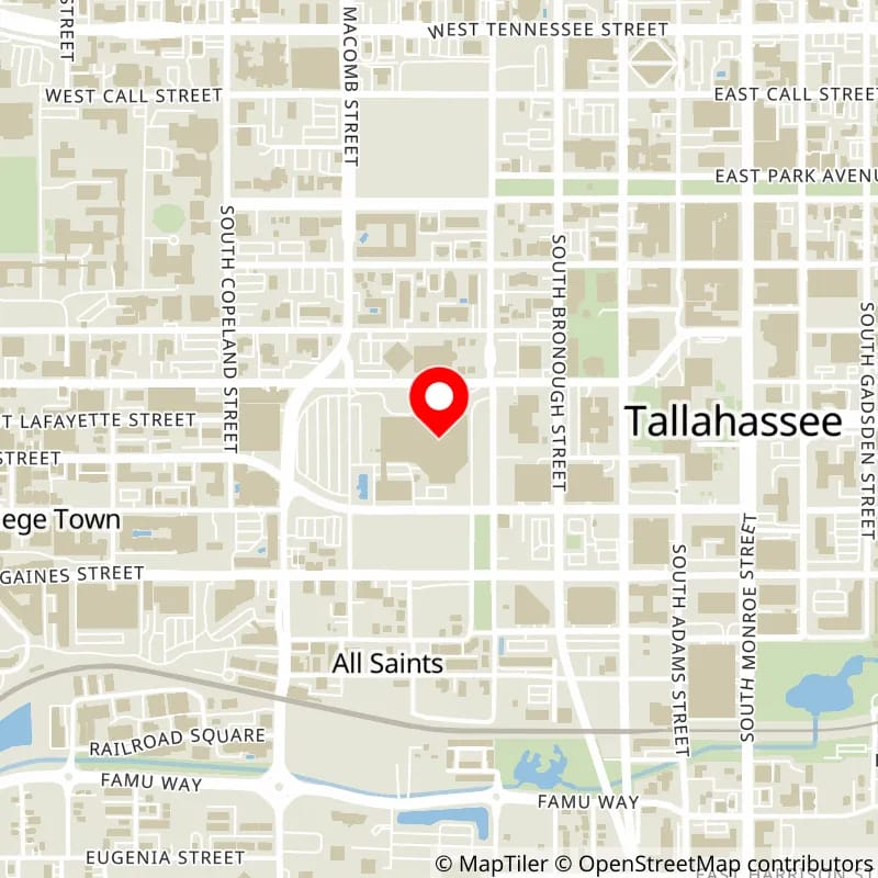 Map of Donald L. Tucker Civic Center's location