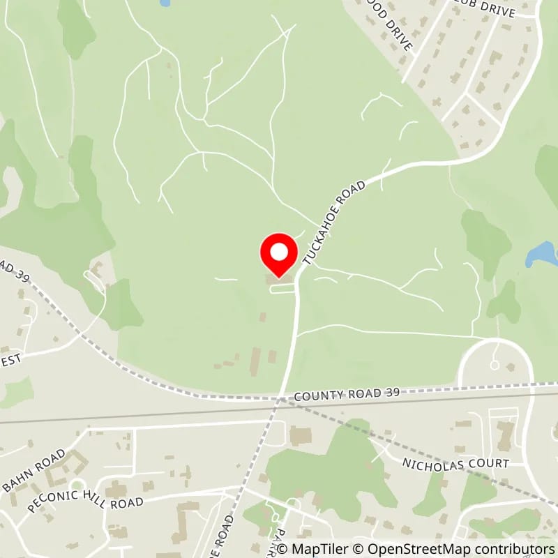 Map of Shinnecock Hills Golf Club's location