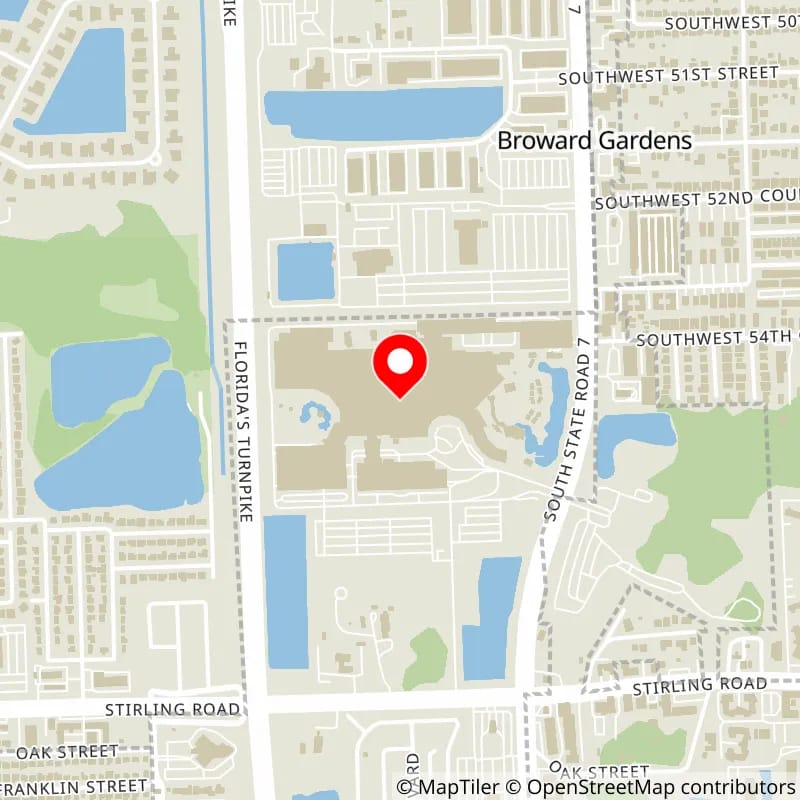 Map of Hard Rock Live - Hollywood's location